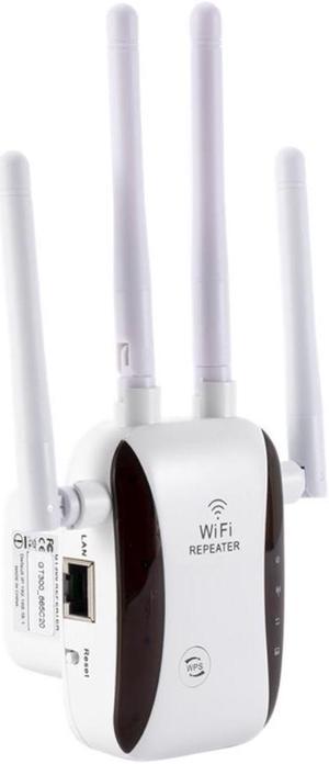 300Mbps Wireless WiFi Router Wi-fi Repeater Booster 5 Suitable for Home White