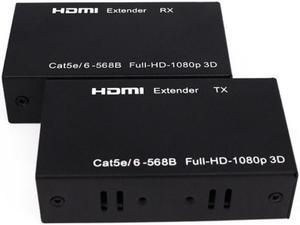 HDMI-compatible Cable Extender 60 Meters with IR Extension Single Network Cable Network Transmission 60 Meters HDMI-compatible