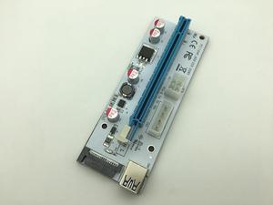 Super Stable PCI-E PCI E Express 1x to 16x Graphics Card Riser Extender Adapter VER008S For Bitcoin BTC Miner Machine Mining