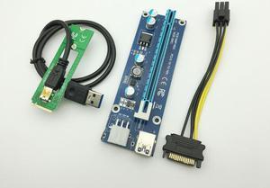 Riser USB 3.0 Mini PCI-E to PCIe PCI-E PCI Express 1x to 16x Riser Card Raiser SATA 6Pin Power for BTC Antminer Miner Mining