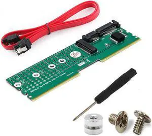 M.2 NGFF B-Key SATA-Bus SSD to SATA3 Adapter DDR Memory Slot Expansion Board Raiser Riser Card Suppor 2230 2242 2260 2280 M2 SSD M.2 NGFF B-Key SATA-Bus SSD to SATA3 Adapter DDR Memory Slot Expansion Board Raiser Riser Card Suppor 2230 2242 2260 2280 M2 SSD