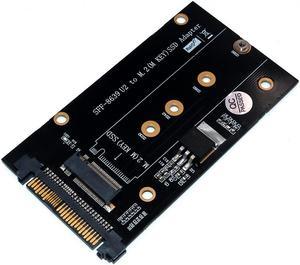 QINDIAN Add On Card U.2 SFF-8639 to M2 SSD Adapter U.2 to M.2 NVME SSD M Key Expansion Card Board for 2230 2242 2260 2280 M2 SSD