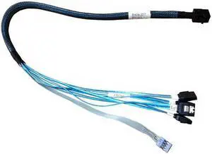 SFF8643 to 4SATA Fan Out Cable 45CM Internal HD Mini SAS SFF-8643 to 4x SATA Reverse Cable with 4Pin Power Cord for AMPHENOL SFF8643 to 4SATA Fan Out Cable 45CM Internal HD Mini SAS SFF-8643 to 4x SATA Reverse Cable with 4Pin Power Cord for AMPHENOL