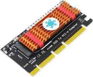 M.2 NVME SSD to PCIe 3.0 Riser Card NVME SSD PCI Express X4 X8 X16 Adapter for Desktop PC PCI-E GEN 3 Full Speed for Chia Mining