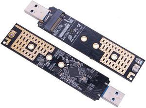 M.2 NVME to USB Adapter M-Key M.2 NGFF NVME to USB 3.1 Card Reader 10Gbps M.2 USB Adapter for Windows XP 7 8 10, MAC OS