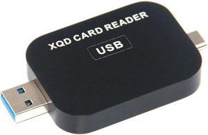 XQD Card Reader USB3.1 Type C & USB3.0 2in1 Card Reader High-speed SD Card Reader for SONY NIKON LUMIX Camera for Windows MAC OS