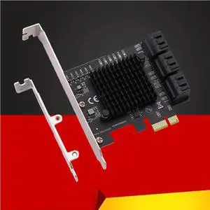 PCIE SATA PCI-E to SATA Controller 6 Gb/s PCI Express SATA Extension Card Expansion Adapter 6 Port SATA3.0 Riser for Chia Mining PCIE SATA PCI-E to SATA Controller 6 Gb/s PCI Express SATA Extension Card Expansion Adapter 6 Port SATA3.0 Riser for Chia Mining