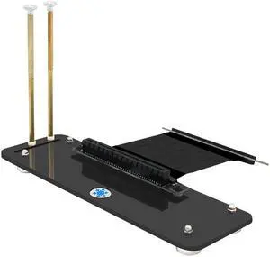 PCI Express 3.0 16X Graphics Card Stand Base Magnetic Holder Bracket for DIY ATX Case with PCI-E Extension Cable for Fun Cooling