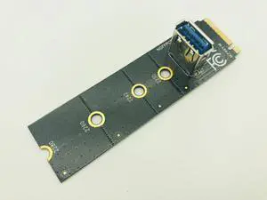 10pcs NGFF M.2 to PCI-E X16 Slot Transfer Card Mining Pcie Riser Card for 2242/2230/2260/2280mm M2 NGFF Riser Extension Card