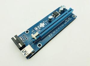 10PCS USB 3.0 PCI-E Riser Express 1X 4x 8x 16x Extender Riser Adapter Converter Card SATA 15pin Male to 6pin Power Cable for BTC