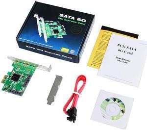 For Marvell 9230 Chipset PCIe to 4-Port SATA 3.0 Raid Card 6Gb/s with Low Profile Bracket Support RAID0 1 10