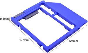 CHIPAL Foxconn  boîtier pour disque dur SATA 3.0 2ème caddie 9mm 9.5mm pour 2.5 pouces 2T SSD, Optibay, CD-ROM