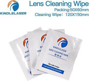 Lingettes nettoyantes pour lentilles Laser, 10 pièces, pour lentilles Laser 10,6 um CO2 et 1064nm à Fiber miroir