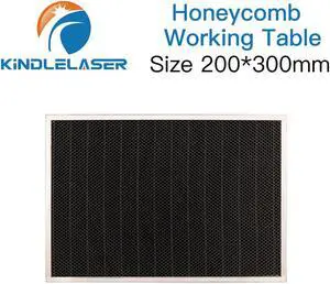 KINDLELASER  Table de travail en nid d'abeille, dimensions personnalisables 200x300mm, plate-forme de planche, table de découpe en aluminium, partie Laser pour Laser CO2
