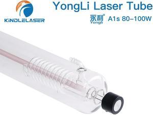 Kindle Laser Yongli A1s 80-100W CO2 Tube Dia.80mm pour Machine de découpe et gravure Laser CO2, boîtier en bois, emballage