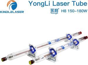 Yongli  Laser 150-180W CO2 Tube H série Dia.70mm boîte en bois, emballage pour Machine de gravure et découpe