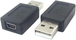 Adaptateur USB 2.0 Type A mâle vers Mini USB femelle, 1 pièce