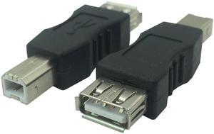 Adaptateur USB 2.0 haute vitesse pour imprimante et Scanner, connecteur de convertisseur de synchronisation de données, de type A femelle à type B mâle, 1 pièce