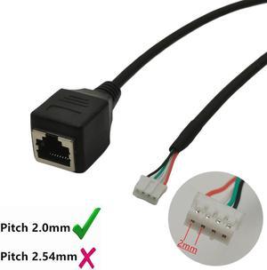 Connecteur 2.0 Ph 4 broches vers RJ45 0.4M