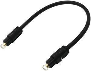 Câble de sortie audio numérique toslink, très court, câble audio optique, od 4.0mm, avec prise plaquée or, 0.2m