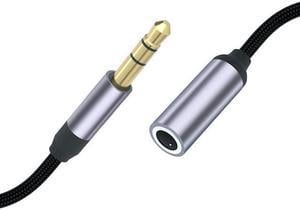 Câble AUX 3.5mm, 1m, câble d'extension Audio, Jack mâle à femelle, câble pour écouteurs de voiture, haut-parleur