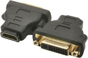 Adaptateur DVI vers HDTV DVI-I 24 + 5 vers HDTV femelle vers femelle, 1 pièce