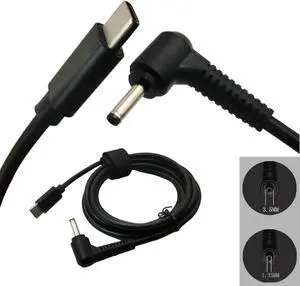 1.5M USB 3.1 Type C à DC 19V 3.5x1.3mm 1.35mm Émulateur de Câble Déclencheur Convertisseur pour Voir Sonic M1 + (3.5x1.3mm)