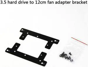 Support d'adaptateur de Position de ventilateur, disque dur SSD 2.5/3.5 à 12cm support d'extension de Position de disque dur interne