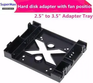 Disque optique multifonctionnel 5.25 à 3.5 pouces, disque dur mécanique 2.5 SSD, support de conversion, peut être installé avec ventilateur