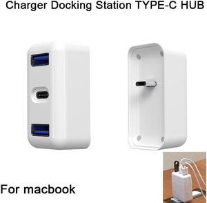 Station d'accueil double HUB TYPE-C usb 3.0, support U disk PD, chargeur pour MacBook