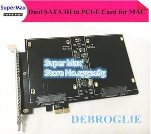 DEBROGLIE  carte adaptateur SATA III vers PCIe SSD, haute vitesse, DB-23561, pour Mac Pro 08-12 OSX 10.8  10.14, livraison gratuite