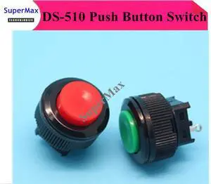 Bouton de démarrage à ouverture normale, 100 pièces, DS-510 rouge, bouton d'alimentation à verrouillage automatique, ouverture 16mm Bouton de démarrage à ouverture normale, 100 pièces, DS-510 rouge, bouton d'alimentation à verrouillage automatique, ouverture 16mm