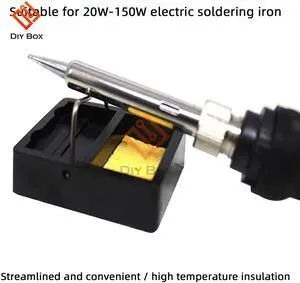Square Bakelite Soldering Iron Stand Holder Welding Solder Soldering Stand with Clean Sponge Soldering Pen Support