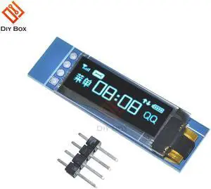 0.91 Inch DC 3.3V 5V 128x32 IIC I2C Blue OLED LCD Display Module 0.91" 12832 SSD1306 LCD Screen Driver IC Module For Arduino PIC