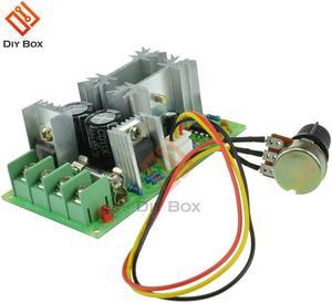 DC 9-60V Motor Speed Control Regulator PWM Motor Speed Controller Switch 20A Current Regulator Module 12V 24V 48V