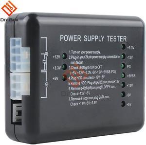 Computer Power Supply Tester ATX Power Supply Diagnostic Instrument Computer Case Power Supply Tester