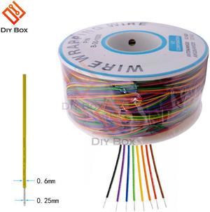 Wrapping Wire 280M 30 AWG B-30-1000 8 Color AWG30 Cable Breadboard Jumper Colored Insulation Cable readboard Jumper