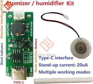 Type-C USB Mini Humidifier Driver Circuit Board Atomizer Electronic DIY Kits Fogger Film Mini Oscillating Smart Automation Home