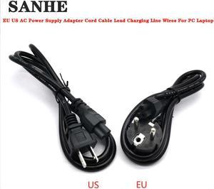 Câble adaptateur d'alimentation ca Durable à 3 broches, 4 normes ue US AU UK, câble de charge en plomb pour ordinateur portable