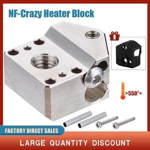 Top Quality NF-Crazy Heater Block Copper for 3D Printer NF-Crazy Hotend For Ender 3 Pro Alfawise