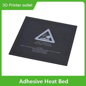 Adhesive Heat Bed Tape Sticker Build Surface Cover Square Sheet Black 3D Printer Parts