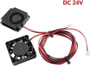 3D Printer Parts 4010 Cooling Fan DC 24V Extruder Hot End Fan and DC 24V Turbo Fan Compatible with Ender 3 Ender 3 Pro Ender 3X