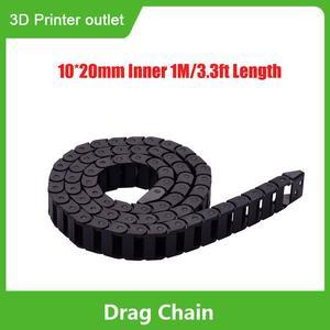 Aibecy Drag Chain Cable Towline Transmission Chain 10*20mm Inner 1M/3.3ft Length for 3D Printer CNC Machine