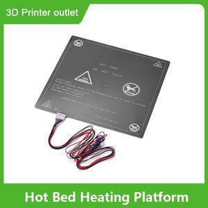 12V 3D Printer Hot Bed Heating Platform Heatbed Aluminum 300 * 300 * 3mm with Hot-bed Wire Cord for Anet E12 3D Printer