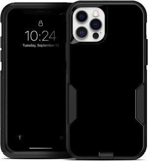 Solid State Black  Decal SkinKit for iPhone 13 12 11 SE OtterBox Commuter Defender or Symmetry Cases All Models  iPhone 12 OtterBox Commuter