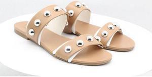 Inc Women's Galli Ball-Stud Slide Sandals
