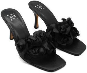 Inc International Concepts Women's Weslyn Flower-Trim Slide Sandals