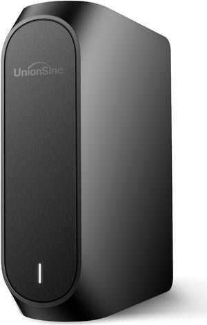 UnionSine 18TB 3.5" External Hard Drive USB3.2Gen2 Type-C HDD Storage Compatible for PC, Desktop, Laptop,TV(Black) HD3510 Black 18TB