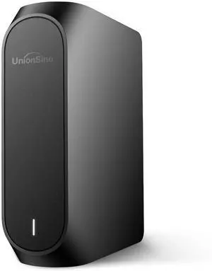 UnionSine 6TB 3.5" External Hard Drive USB3.2Gen2 Type-C HDD Storage Compatible for PC, Desktop, Laptop,TV(Black) HD3510 Black 6TB