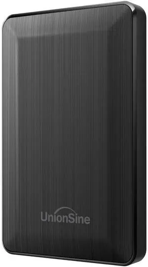 UnionSine 2513 1TB Ultra Slim Portable External Hard Drive USB3.0 HDD Storage Compatible for PC, Desktop, Laptop, Xbox One, Xbox one, PS4(Black)
